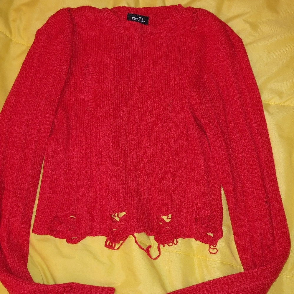Crop sweater